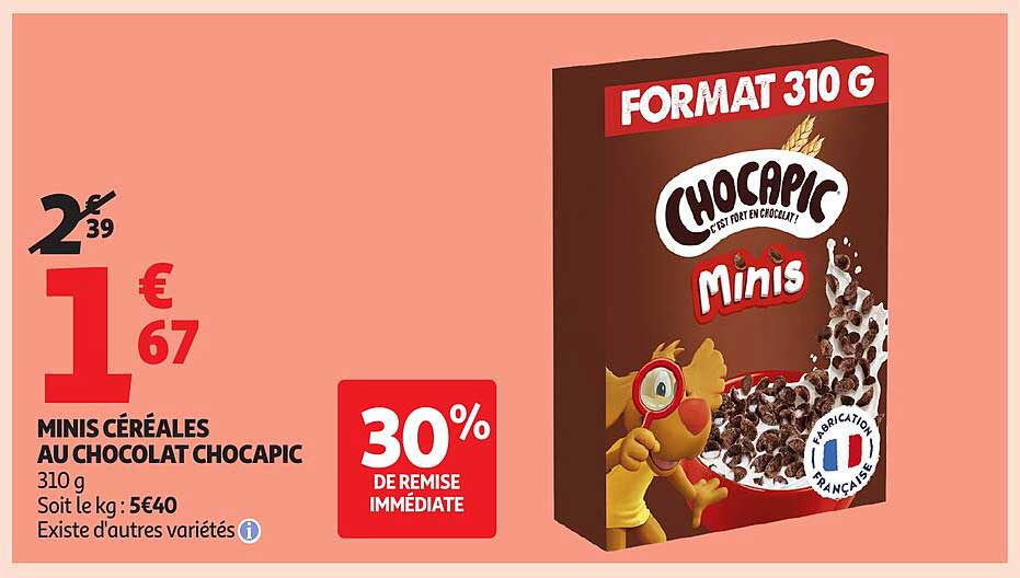 MINIS CÉRÉALES AU CHOCOLAT CHOCAPIC