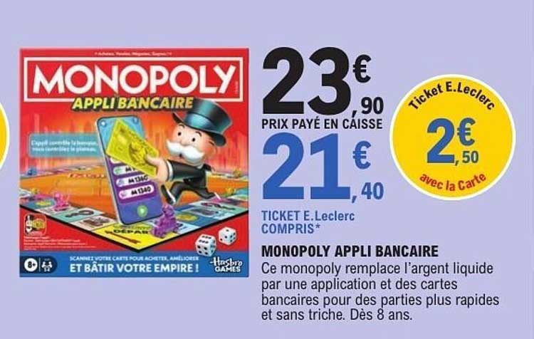 MONOPOLY APPLI BANCAIRE