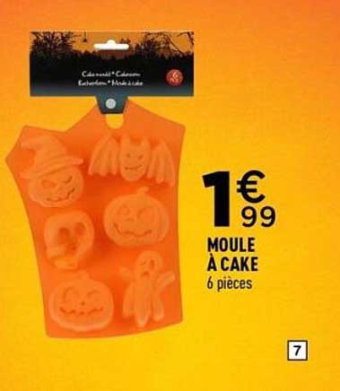 MOULE À CAKE 6 pièces