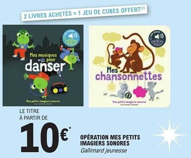 OPÉRATION MES PETITS IMAGIERS SONORES