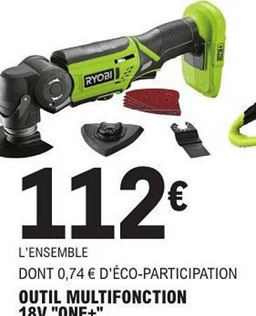OUTIL MULTIFONCTION 18V "ONE+"