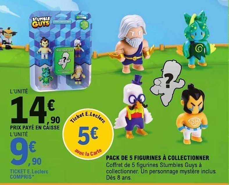 PACK DE 5 FIGURINES À COLLECTIONNER