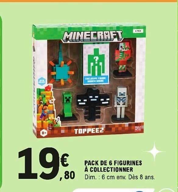 PACK DE 6 FIGURINES À COLLECTIONNER