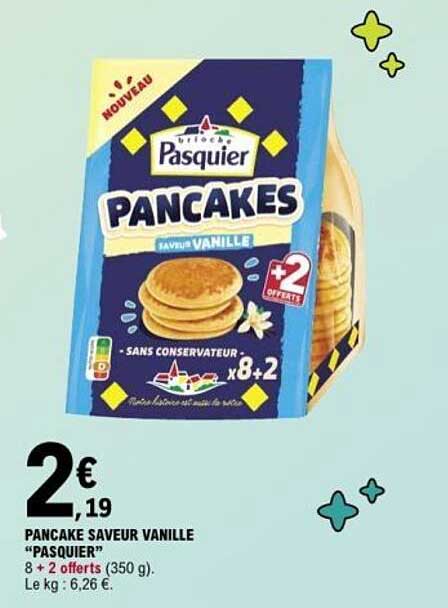 PANCAKE SAVEUR VANILLE "PASQUIER"