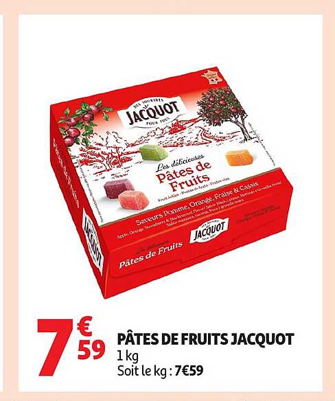 PÂTES DE FRUITS JACQUOT