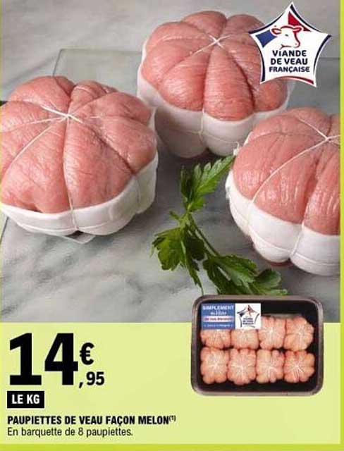 Paupiettes de veau façon melon