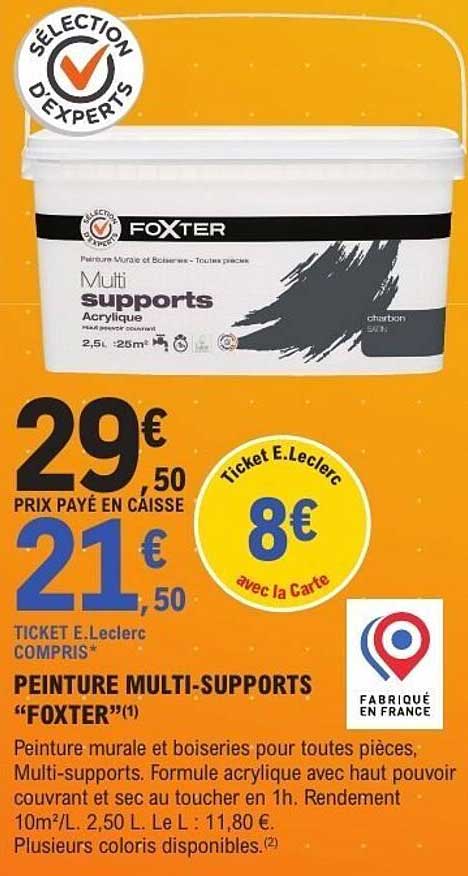 PEINTURE MULTI-SUPPORTS "FOXTER"