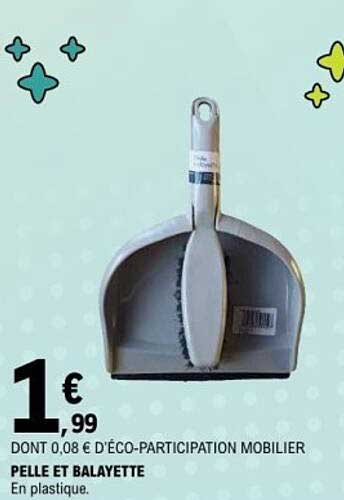 Pelle et balayette en plastique