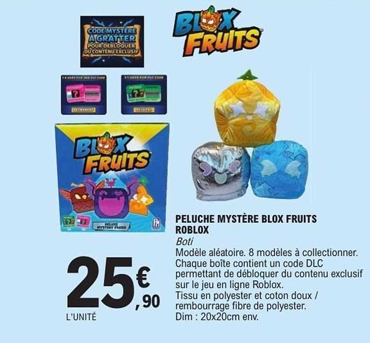 PELUCHE MYSTÈRE BLOX FRUITS ROBLOX