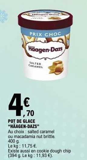 POT DE GLACE "HÄAGEN-DAZS"