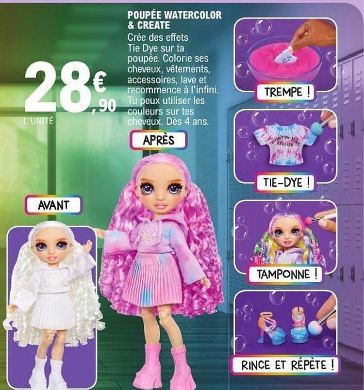 POUPÉE WATERCOLOR & CREATE