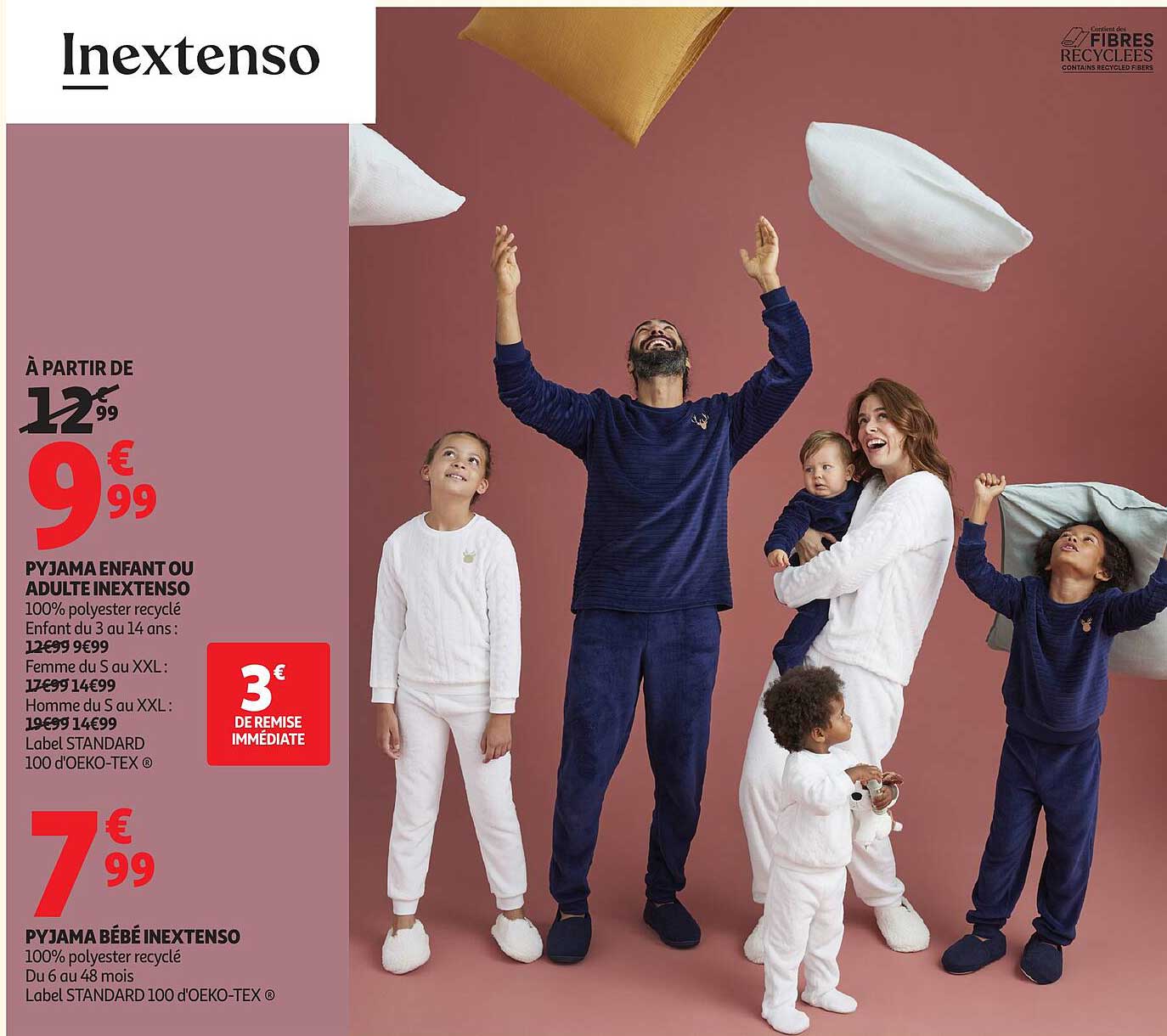 PYJAMA ENFANT OU ADULTE INEXTENSO