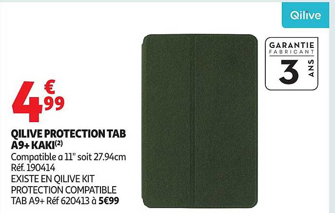 QI LIVE PROTECTION TAB A9+ KAKI