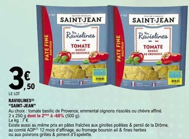 Raviolines "SAINT-JEAN"