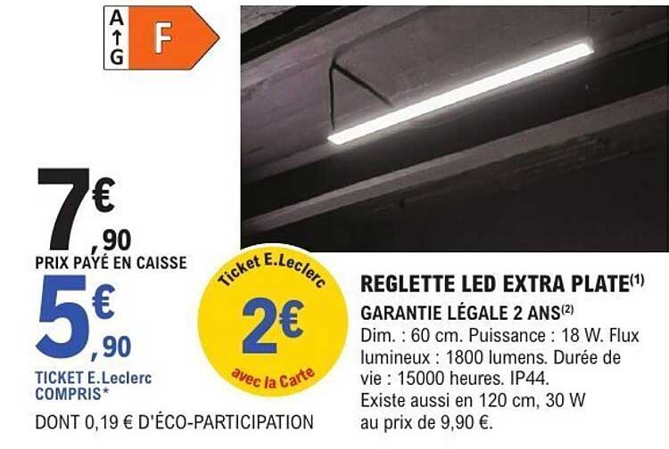 REGLETTE LED EXTRA PLATE