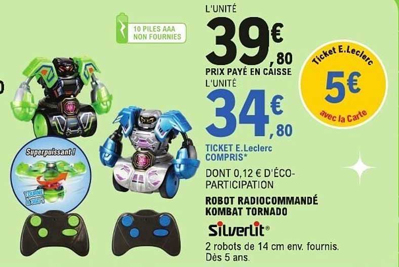 ROBOT RADIOCOMMANDÉ KOMBAT TORNADO