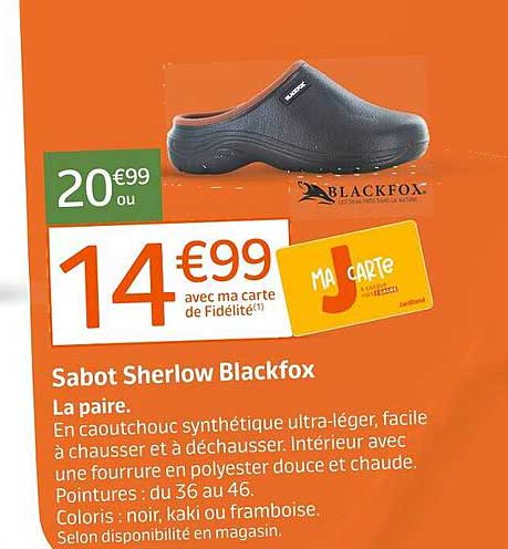 Sabot Sherlow Blackfox