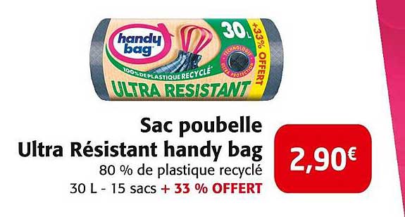 Sac poubelle Ultra Résistant handy bag