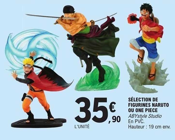 SÉLECTION DE FIGURINES NARUTO OU ONE PIECE