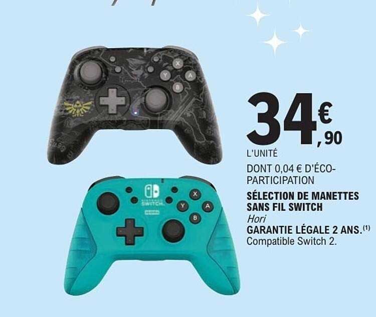 SÉLECTION DE MANETTES SANS FIL SWITCH