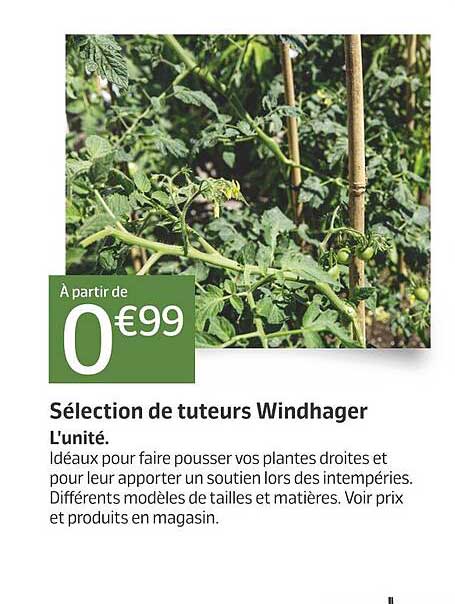 Sélection de tuteurs Windhager