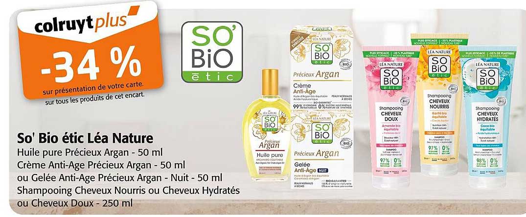 So' Bio éthique Léa Nature - -34 %