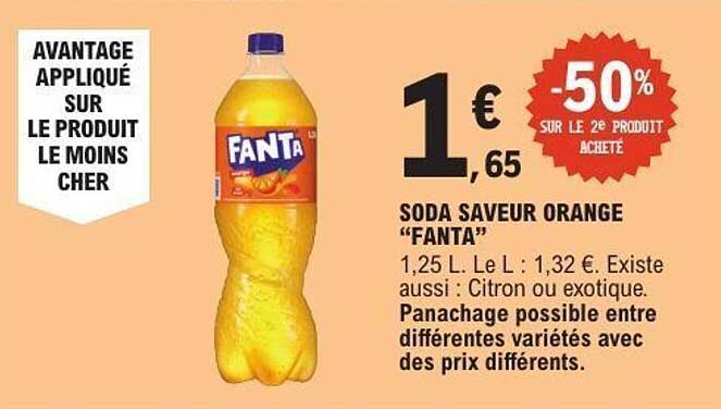SODA SAVEUR ORANGE “FANTA”