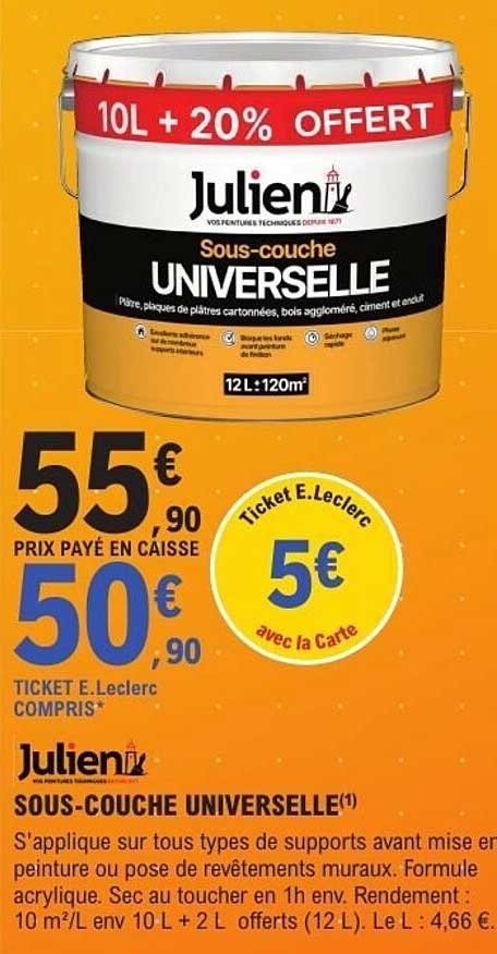 Sous-couche UNIVERSELLE