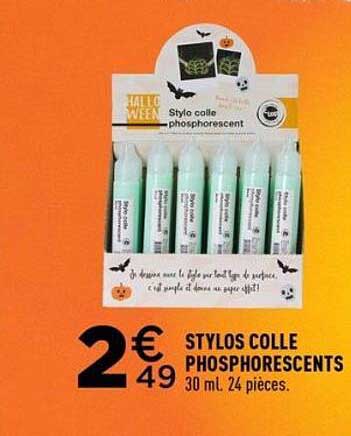STYLOS COLLE PHOSPHORESCENTS