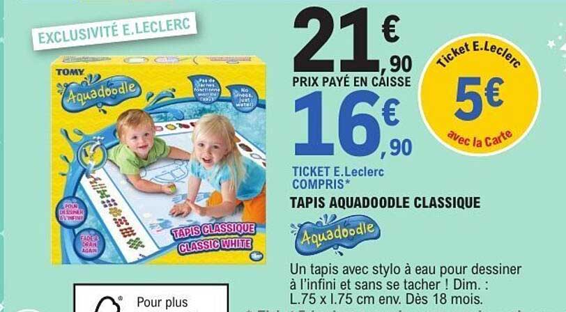 TAPIS AQUADOODLE CLASSIQUE