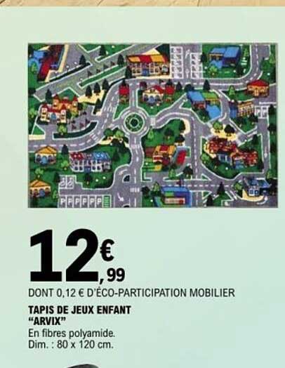 TAPIS DE JEUX ENFANT "ARVIX"