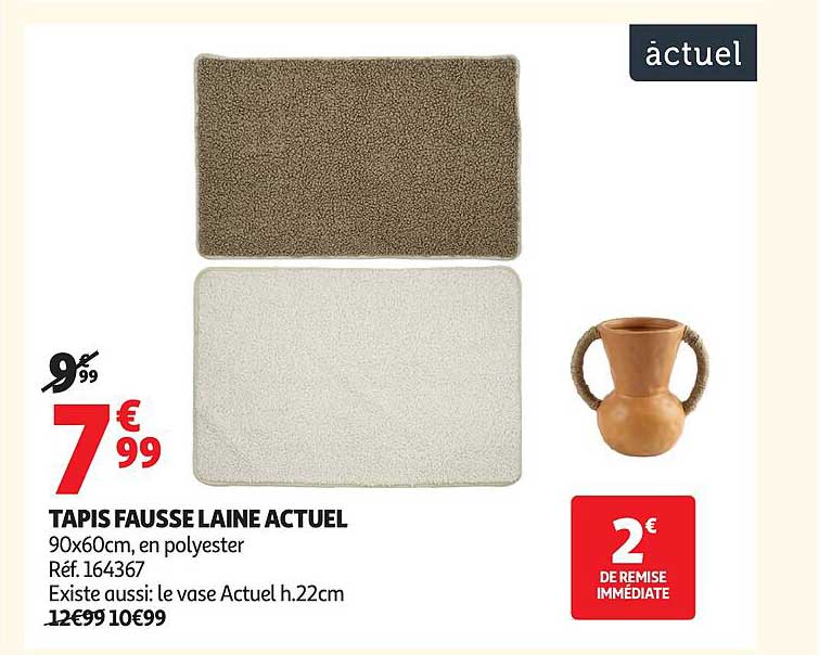 TAPIS FAUSSE LAINE ACTUEL
