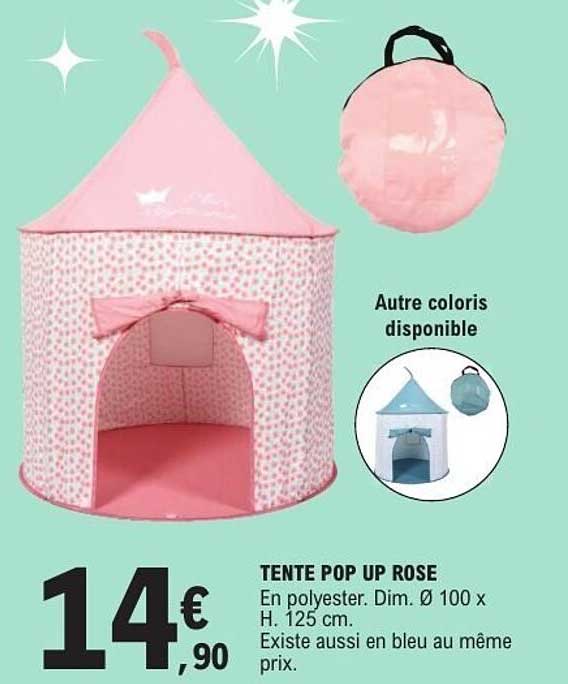 TENTE POP UP ROSE