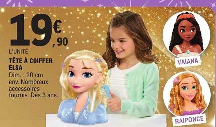 TÊTE À COIFIER ELSA