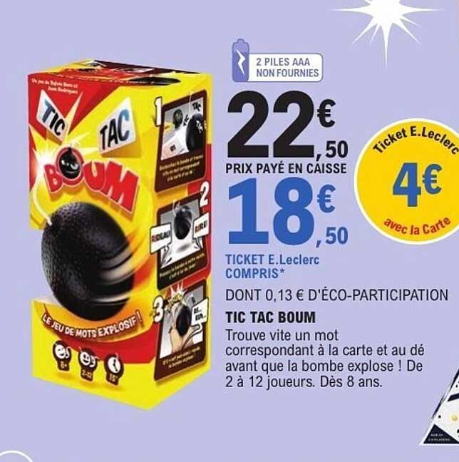 TIC TAC BOUM