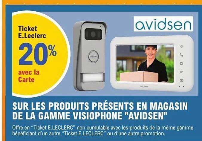 Ticket E.Leclerc 20% avec la Carte