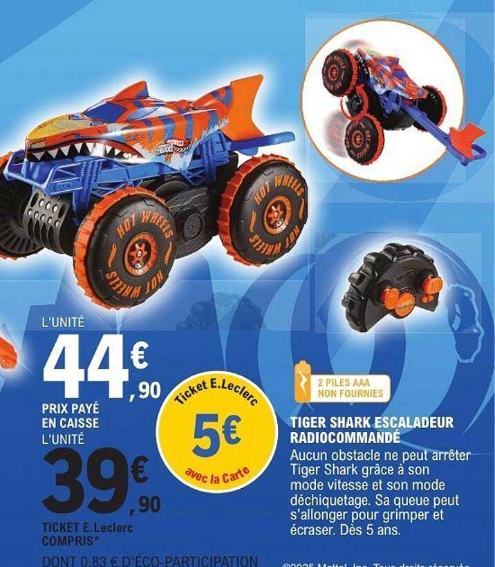 TIGER SHARK ESCALADEUR RADIOCOMMANDÉ