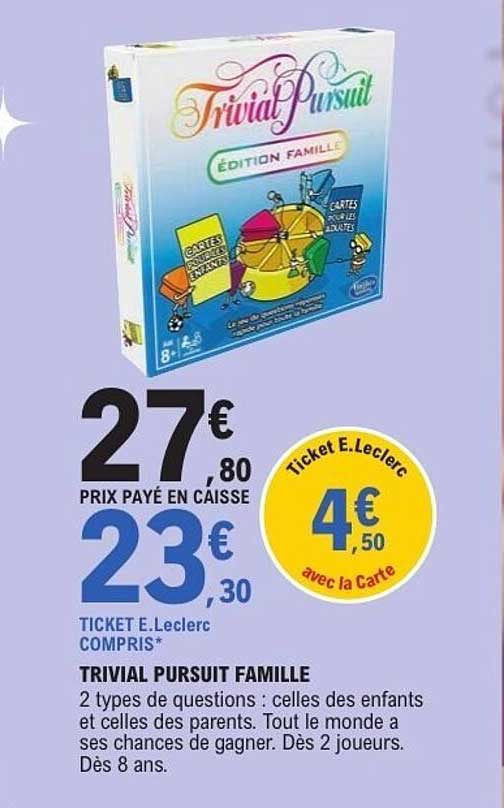 Trivial Pursuit Famille Édition