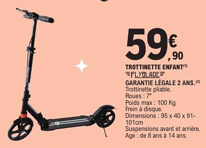 TROTTINETTE ENFANT FLYBLADE