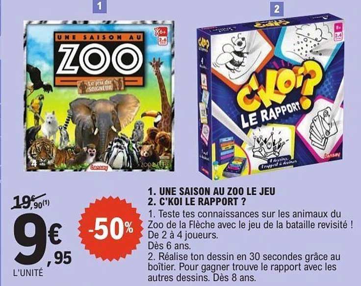 UNE SAISON AU ZOO LE JEU