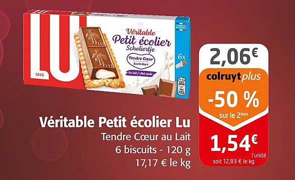 Véritable Petit écolier Lu