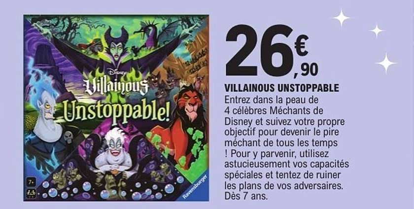 VILLAINOUS UNSTOPPABLE