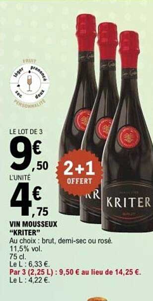 VIN MOUSSEUX “KRITER”