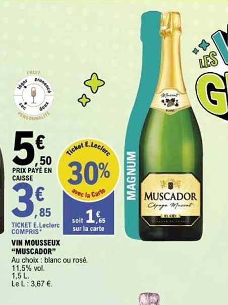 VIN MOUSSEUX “MUSCADOR”