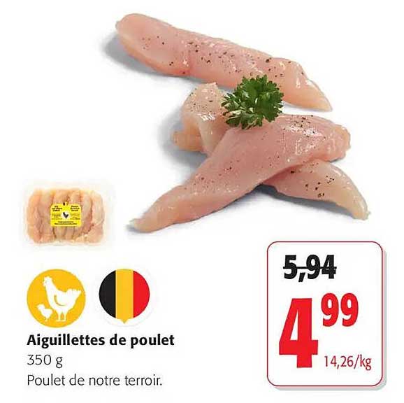 Aiguillettes de poulet