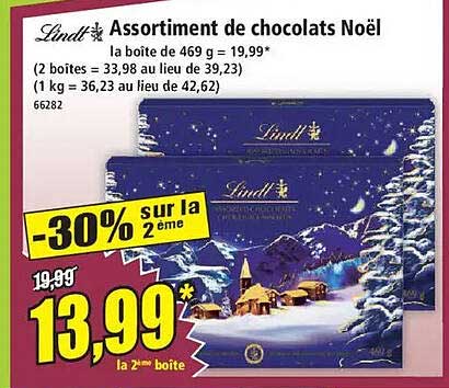Assortiment de chocolats Noël