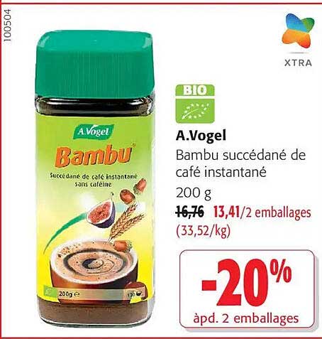 A.Vogel Bambu succédané de café instantané 200 g