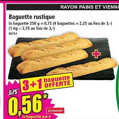 Baguette rustique