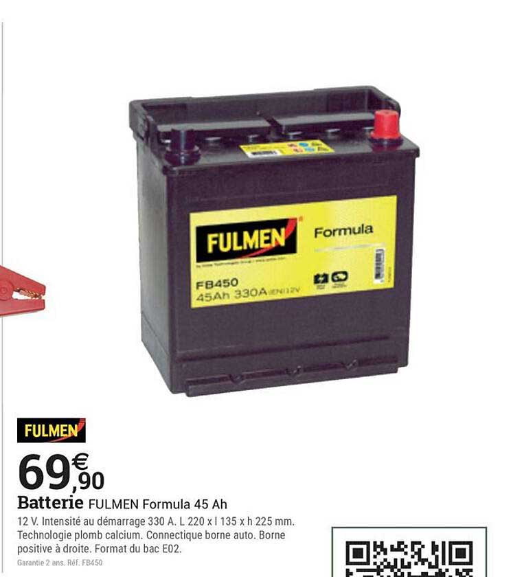 Batterie FULMEN Formula 45 Ah