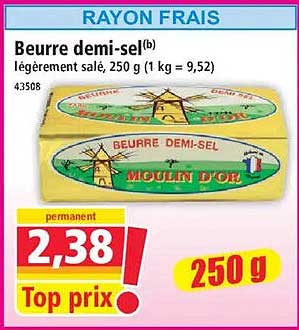 Beurre demi-sel(b)
